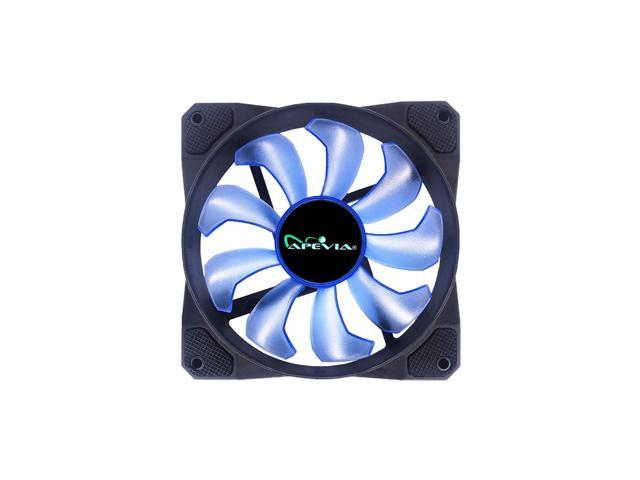 APEVIA CO312L-BL Cosmos 120mm Blue LED Ultra Silent Case Fan w/ 16 LEDs & Anti-Vibration Rubber Pads (3 Pk) - Newegg.com