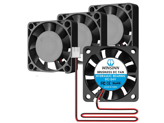 5000 Rpm Cpu Fans WINSINN 40mm 24V Fan 1M Cable - Hydraulic Bearing 5000 RPM 4010 Cooling ...
