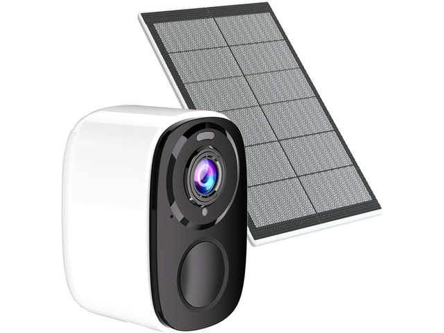 Rraycom 5MP Solar Security Cameras Wireless Outdoor with Solar Panel ...
