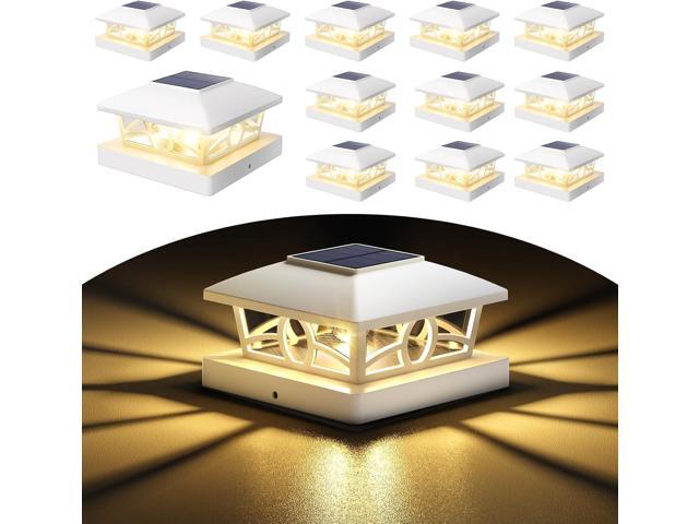 NIORSUN Solar Post Lights Outdoor, Fence Post Solar UK - View #8