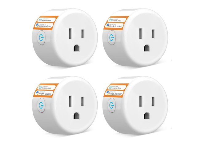 Alexa Google Assistant Smart Plug 15A Mini Smart Plug 2. 4G WI-FI ...