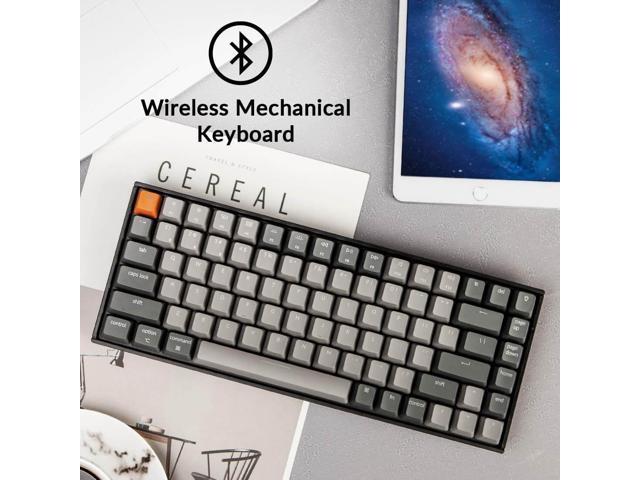 Keychron K2-A3 84 Key Wireless Keyboard WHITE Plastic Frame