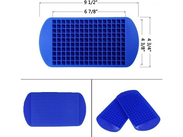 Ice Cube Maker Molds 160 Grids Mini Small Trays Silicone Bar Whiskey Cocktails 