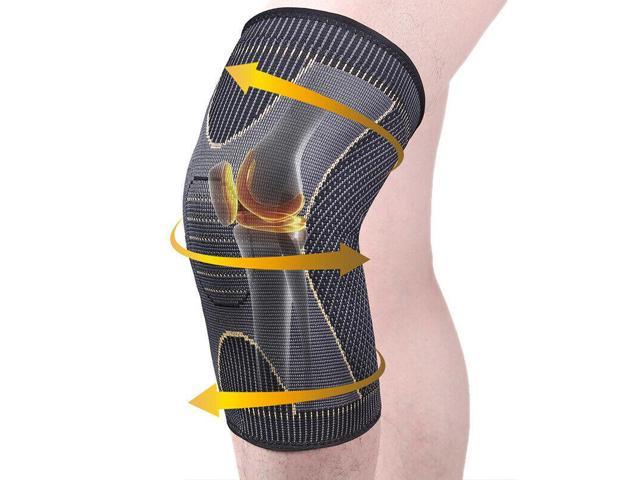 Knee Sleeves Compression Brace Support Sport Joint Injury Pain Arthritis Copper 