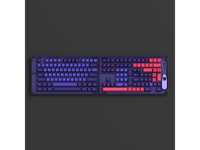 akko 157 keys neon keycap set