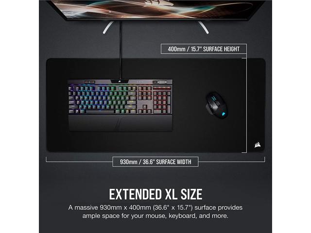 Corsair MM350 PRO Premium Cloth Gaming Mouse Pad - Extended XL - Newegg.com
