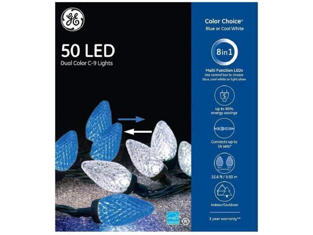 ge dual color led christmas lights