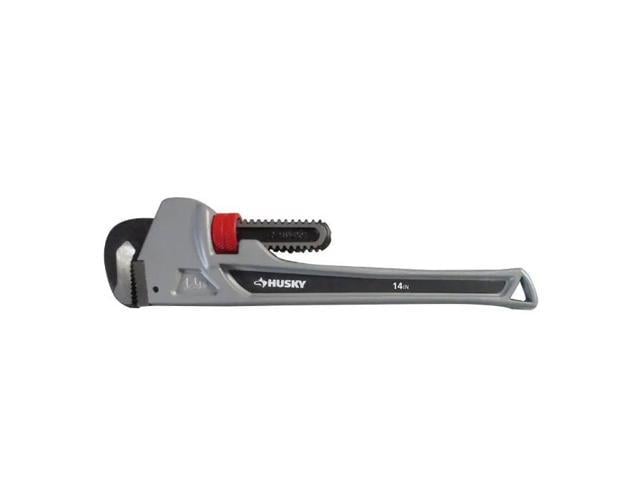 Photo 1 of 14 in. Aluminum Pipe Wrench Husky # # 861891