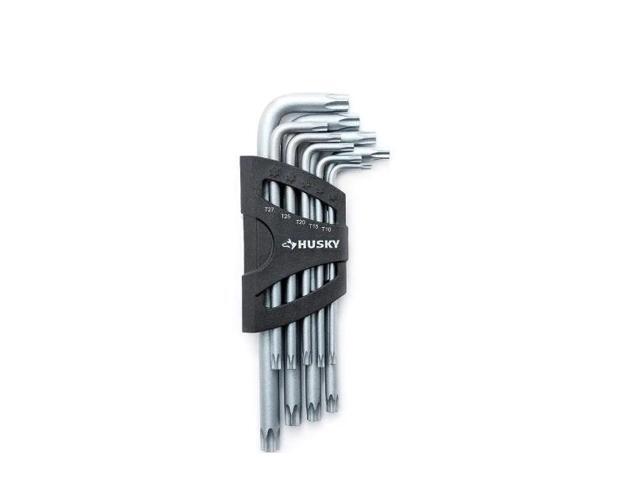 Photo 1 of Magnetic Tamperproof TORX L- Key Set (9-Piece) husky # # 1001967826