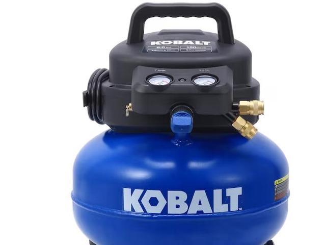 Photo 1 of (READ FULL POST) Kobalt 6-Gallons Portable 150 Psi Pancake Air Compressor kobalt # #1101137