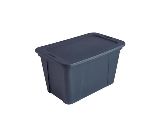 Photo 1 of 30 Gal. Storage Tote in Ink HDX # # 1004691332 15 pack