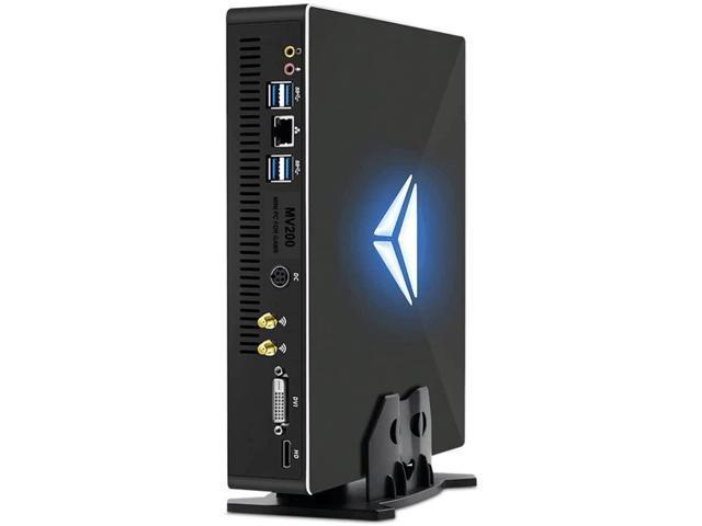 Mini Gaming PC, iPollo Micro Desktop Computer Server with E3-1231 v3, 4G GTX1650, 16G RAM| 512G SSD, Windows 11, Dual-band Wifi, BT4.0, 4K, Multi-Screen Display 16GB RAM / 256GB SSD GTX1050Ti 4G