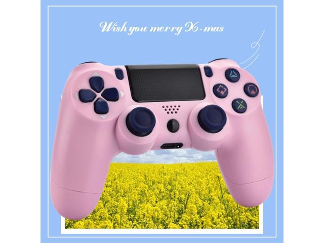 kapitalisme namens Echt niet Wiv77 wireless PS4 controller compatible with PC/Phone/ iPad joystick/joypad/game  pad/remote/mantte/ mando with intergrated light bar (Pink) - Newegg.com