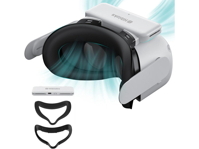 Hibloks Quest 2 Fan Cooling Mask for Meta/Oculus Quest 2 Accessories ...