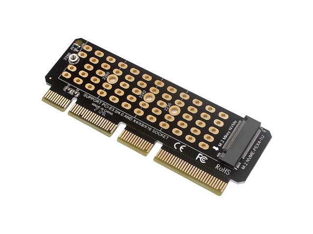 M.2 NVME to PCI-E 4.0 Adapter Card M.2 M-KEY Slot Supports 1U Server ...