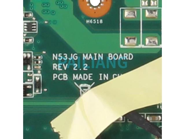 Mainboard For ASUS N53JG Laptop motherboadrd HM55 REV.2.2 N11P-GS-A1 ...