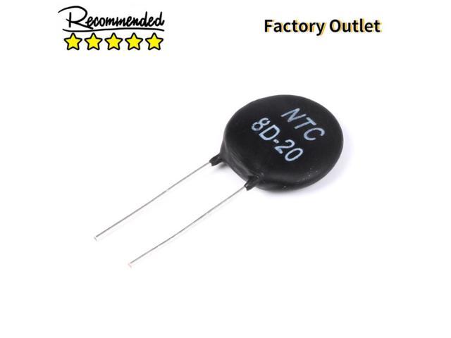 5pcs Ntc Thermistor Resistor Ntc 8d 20 8d20 Thermal Resistor