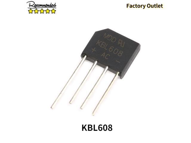 5 pcs Diode Bridge Rectifier KBL608 6A 800V flat bridge rectifier ...