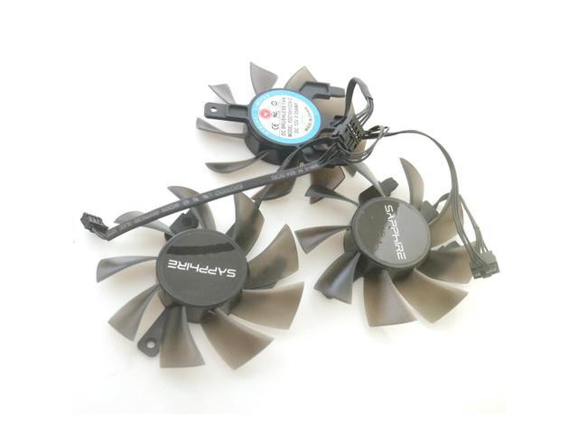 FDC10H12D9-C DC12V 0.35AMP 75mm VGA Fan For Sapphire RX5600XT 6GB PULSE ...