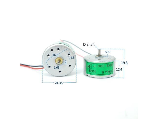 Aexit 2PCS Coreless Vibration Motor - DC 1.5V-4.5V, 46500 RPM, 6mm X 14mm, For RC Toys & Models - View #6
