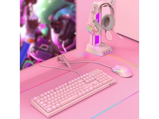 onikuma pink keyboard