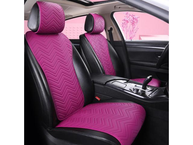 Menifomory Blue Seat Covers Auto Seat Cushion Covers Leather Universal Seat Covers 2/3 Covered 11PCS Fit Car/Auto/Suv A-Dark blue