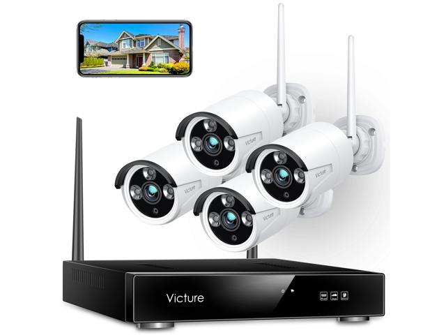 Sofocar Reportero Verde Victure NK200 1080P IP Security Camera 4 pack, Compatible with 8CH Wireless  Security Camera System, Waterproof, Night Vision, Motion Alert IP / Network  Cameras - Newegg.com