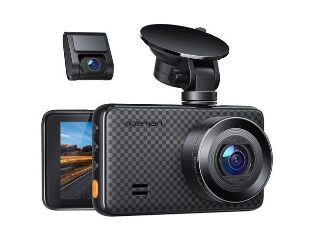 Uitdaging kaping stad APEMAN C860 2K &1080P Dual Dash Cam, 1520P max, Support 128GB, Front and  Rear Camera for Cars with 3 Inch IPS Screen, Driving Recorder with IR  Sensor Night Vision, Motion Detection, Parking