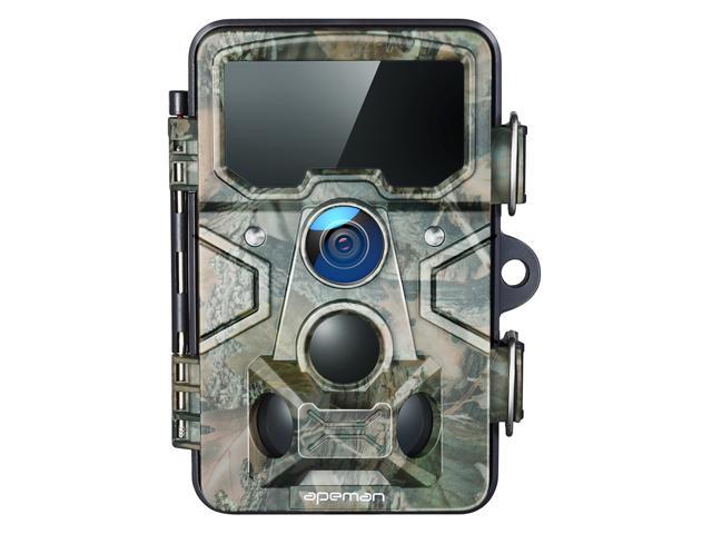 APEMAN H60 Infrared Trail Camera, 1080P, 20MP,120° Detection Range, 116° Wide-Angle Lens Home Security, Farm Guards, Hunting Trail Monitor
