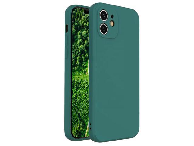 LANOMY Compatible with iPhone 12 Mini Case, Shockproof Protective Case, Full Body Cover, Lens Bumper Protection, Anti-drop Protection Case, Ultra Slim Design, 5.4 inch Dark Green