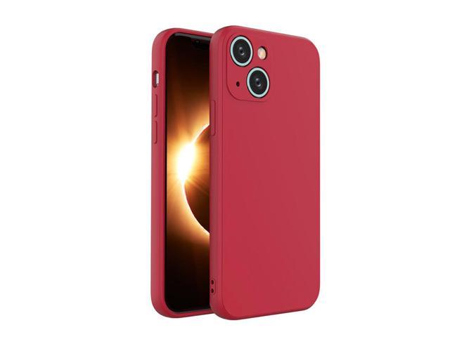 LANOMY Compatible with iPhone 13 Case, Shockproof Protective Case, Full Body Cover, Lens Bumper Protection, Anti-drop Protection Case, Ultra Slim Design, 6.1 inch Red