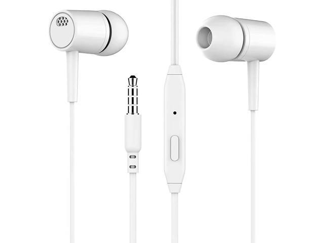 Galaxy Android Smartphones Amoner in Ear Headphones Wired Waterproof Sports Earphones Earbuds Tablets Stereo Sound Headphones Headsets with Built-in Mic for Phone 6/6s Plus/5s/SE 