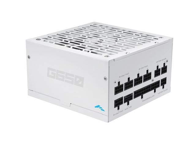 SAMA G650W ATX 3.1 Power Supply, 80+ Gold Efficiency, PCIE 5.1 Ready, Full Modular, 650W Power Supply, Japanese Capacitors, FDB Fan, White version