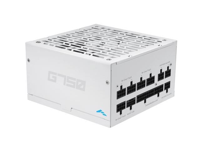 SAMA G750W ATX 3.1 Power Supply, 80+ Gold Efficiency, PCIE 5.1 Ready, Full Modular, 750W Power Supply, Japanese Capacitors, FDB Fan, White version