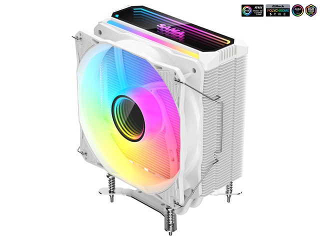 SAMA 4PI120 CPU Air Cooler 4 Heat Copper Pipe 120mm Cooling Fan ...