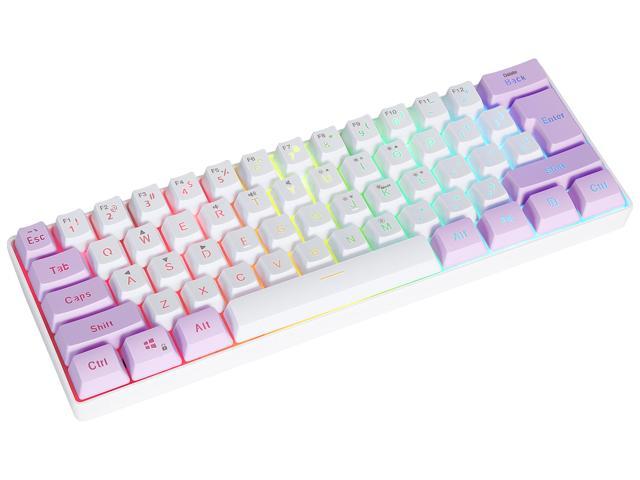 SAMA Gaming Keyboard 60 percent, 61 Keys RGB Backlit Wired Keyboard ...