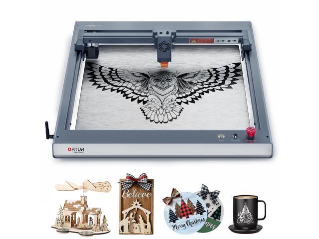 ORTUR Laser Master 3 10W Output Power Laser Engraver, 0.05 * 0.1mm Compressed Spot Laser Cutter add App Offline Control High Power Laser Engraver for Wood and Metal (with Air Assist Nozzle)