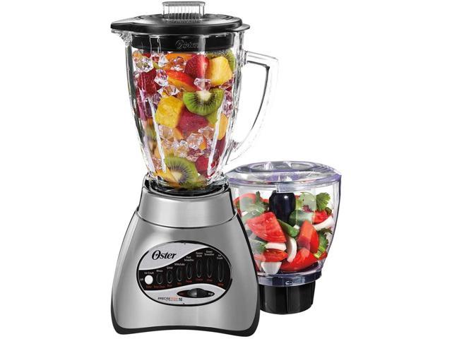  Oster Pure Blend 300 Blender with Glass Jar - Brushed Nickel:  Electric Countertop Blenders: Home & Kitchen