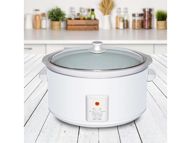 Brentwood 8.0 Quart Slow Cooker In White : Target