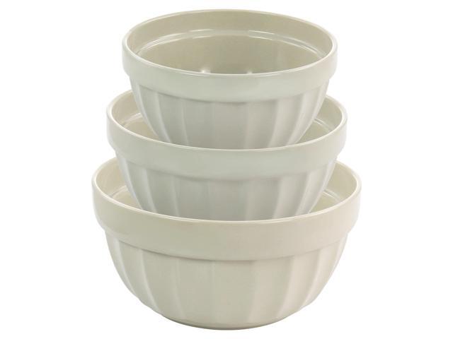 Martha Stewart 3 Piece Stoneware Bowl Set in Beige in 2023