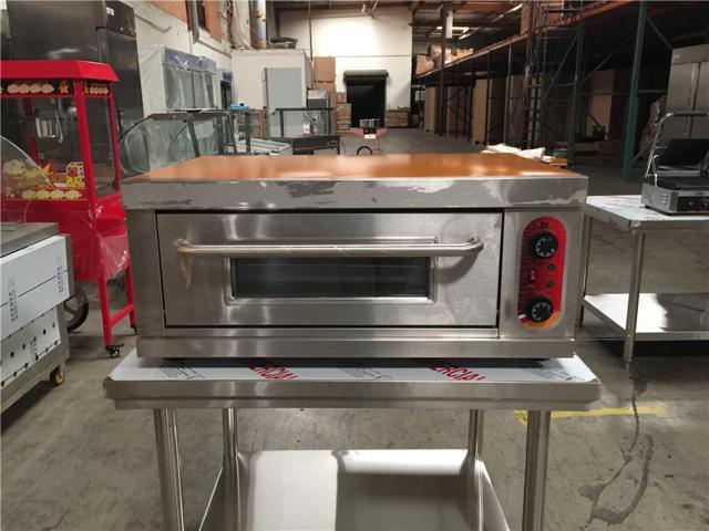 NEW Commercial Electric Pizza Oven Bakery Pizzeria w/ Stainless Steel Table 220V EO1