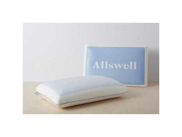 allswell memory foam cooling gel pillow with removable cover