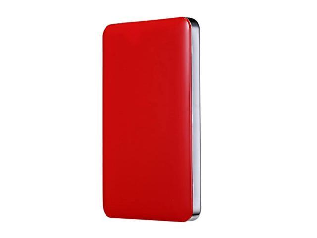bipra u3 2.5 inch usb 3.0 fat32 portable external hard drive - red 