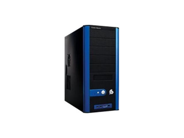 Cooler Master Centurion 5 CAC-T05-UB Black /Blue Aluminum Bezel , SECC Chassis ATX Mid Tower Computer Case
