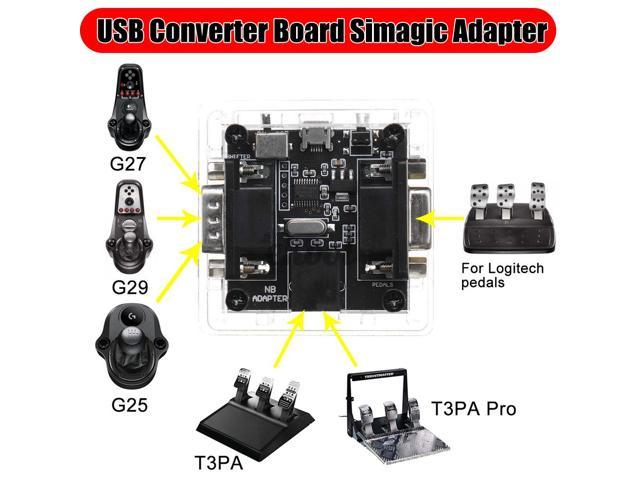 tonehøjde Kurv Tredje Obokidlyamor Pedal Gear Shifter to PC Systems USB Converter Board Simagic  Adapter for Thrustmaster T3PA/T3PA Pro for Logitech G27/G29 Parts -  Newegg.com
