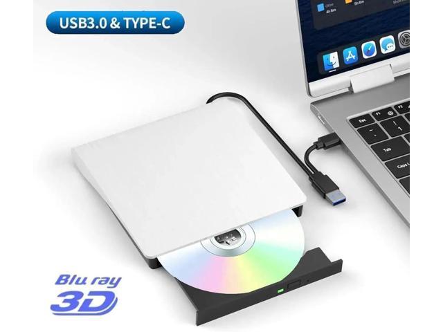 External Blu Ray Drive, Support 50G Disc Read/Write Bluray Drive ...