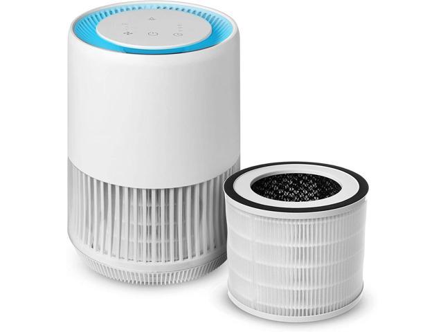 Compass Home Air Purifier - H13 True HEPA Filter 3-Stage Air Filtration for Allergies, Pollen, Dust, Odors, Smoke, Pet Dander, Bacteria with Auto Air Sensor Small Room Air Purifier (DGZ9028G)