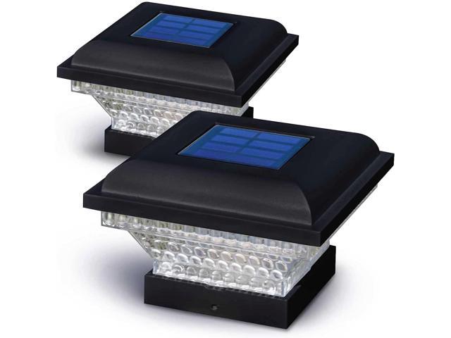 Home Zone Security Outdoor Solar LED Wall Lights 2pk No Wiring Motion Sensor 