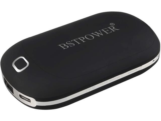 Silver 5200Mah Portable USB Charger Pocket Electric Hand Warmer Rechargeable 