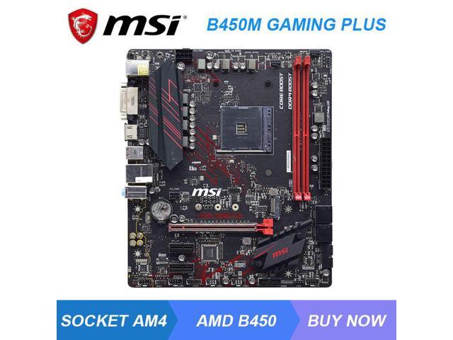 B450 Motherboard Am4 Ryzen 5 5600g CPU MSI B450M GAMING PLUS DDR4